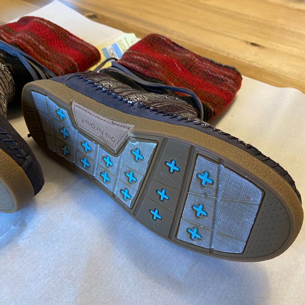 TOMS Nepal Boot - Mixed Woven - Women's Size 6 NWT - Picture 2 of 10